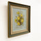 Mid Century Still Life Painting Of Yellow Flowers