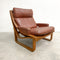 Mid Century Tessa Tan Leather T4 Armchair