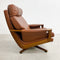 Mid Century Tessa T21 Swivel Leather Armchair