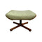 Mid Century Tessa T21 or Delmont Sage Green Leather Footstool