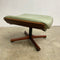 Mid Century Tessa T21 or Delmont Sage Green Leather Footstool