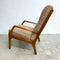 Mid Century Van Treight Armchair New Boucle Upholstery Frame Restored