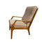 Mid Century Van Treight Armchair New Boucle Upholstery Frame Restored