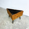 Mid Century Wooden Corner Pot Plant Holder