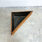 Mid Century Wooden Corner Pot Plant Holder
