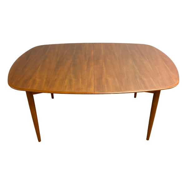Mid Century 'D' End Extension Dining Table - Professionally Restored