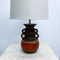 Mid Century 'Fat Lava' Ceramic Lamp Base 1970s