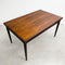 Mid Century Danish Brazilian Rosewood Extension Dining Table - Restored