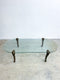 Mid Century Hollywood Regency Glass Coffee Table