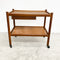Mid Century Parker Teak Drinks Cocktail Trolley