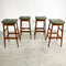 Original Mid Century TH Brown Stools
