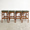 Original Mid Century TH Brown Stools
