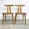 Pair 1960s Danish J111 Chairs