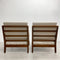 Pair Mid Century 'Avalon' Solid Australian Blackwood Armchairs - New upholstery