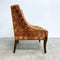 Pair Of 1960s Carved Open Back Lounge Or Occasional Armchairs