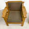 Pair Of Art Deco Maple Armchairs