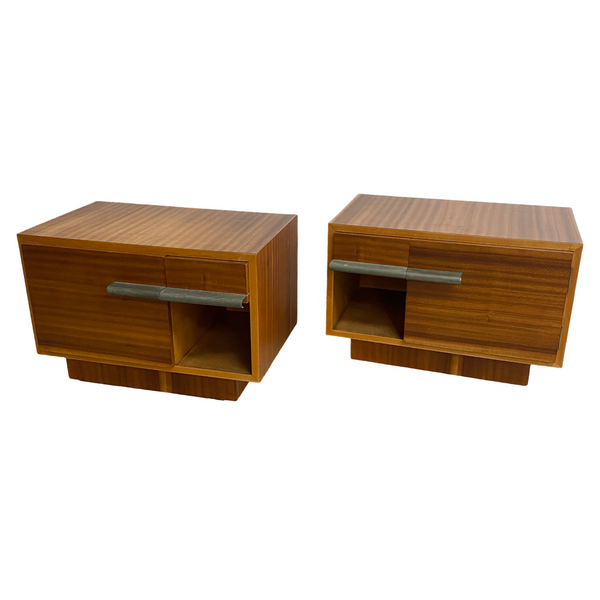 Pair Of Mid Century 1950s Bedside Tables