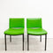 Pair Of Mid Century Electrifying Green Chairs