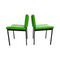 Pair Of Mid Century Electrifying Green Chairs
