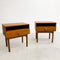Restored Pair of Mid Century Parker Teak Bedside Tables