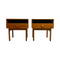 Restored Pair of Mid Century Parker Teak Bedside Tables