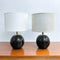 Pair of Post Modern Late 1990's Solid Marble Lamps
