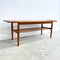 Parker Mid Century Lip End Coffee Table With Magazine Shelf - Professionally Restored