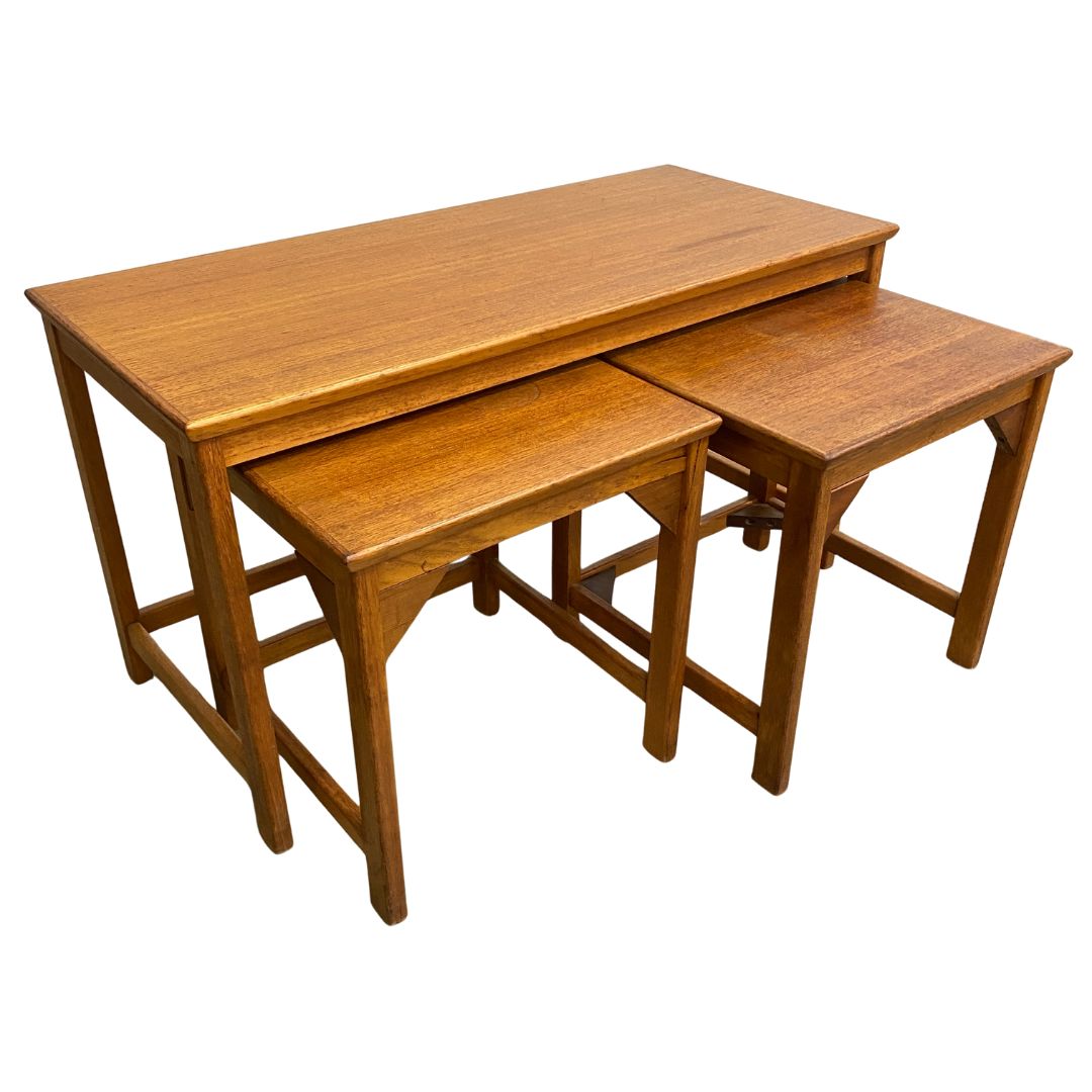 Parker Mid Century Nest Tables As Is