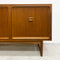 Parker Mid Century Sleigh Leg Square Handled Sideboard - Professionally Restored
