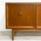 Parker Mid Century Sleigh Leg Square Handled Sideboard - Professionally Restored