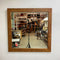 Post Modern 1980s Australian Burl Walnut Framed Wall Mirror