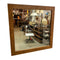 Post Modern 1980s Australian Burl Walnut Framed Wall Mirror