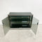 Post Modern Italian Smokey Glass Cabinet