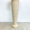 Post Modern 1980s Sculptural Ribbed Plaster Floor Lamp