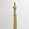 1940s Rare Alabaster Twisted Column Floor Lamp Base