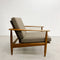 Rare Mid Century Parker Nordic Wrap Around Low Back Armchair - Restored