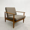 Rare Mid Century Parker Nordic Wrap Around Low Back Armchair - Restored