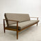 Rare Mid Century Parker Nordic Wrap Around Three Seater Sofa