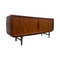 Rare mid century restored teak Berryman sideboard with tambour doors designed by Johannes Andersen