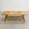 Restored 1970s Mid Century Solid Elm Ercol Coffee Table