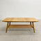 Restored 1970s Mid Century Solid Elm Ercol Coffee Table