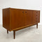 Restored Mid Century Parker Nordic Cats Eye Teak Sideboard