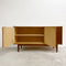 Restored Mid Century Parker Nordic Cats Eye Teak Sideboard
