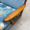 Restored Mid Century Three Seater Sofa Lounge