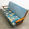 Restored Mid Century Three Seater Sofa Lounge