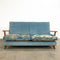 Restored Mid Century Three Seater Sofa Lounge