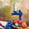Mid Century Still Life Rust Table Setting Framed Oil Painting