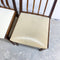 Set Of 6 Mid Century TH Brown Blackwood Dining Chairs