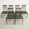 Set Of Six Mid Century Framac Viking Dining Chairs