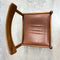Set of 4 Mid Century Teak Parker 'Nordic' Dining Chairs With Original Leather Seats